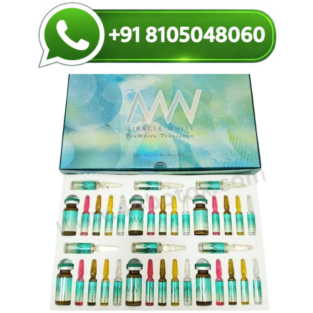 Miracle White Green Truwhite Transform 25000mg Glutathione Injections