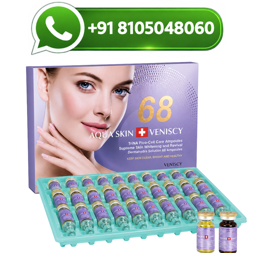 Aqua Skin Veniscy 68 Glutathione Skin Whitening Injection