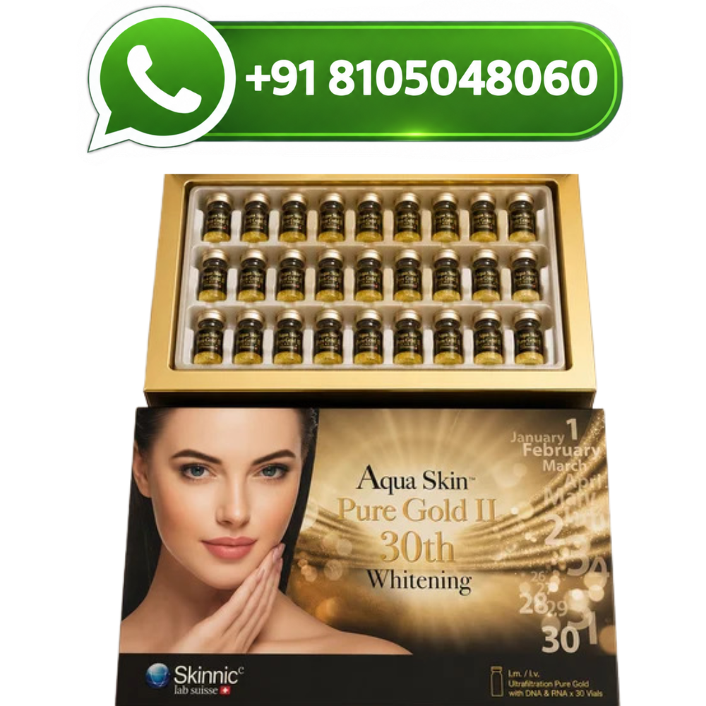 Aqua Skin Pure Gold Pro II 30th Whitening Injection