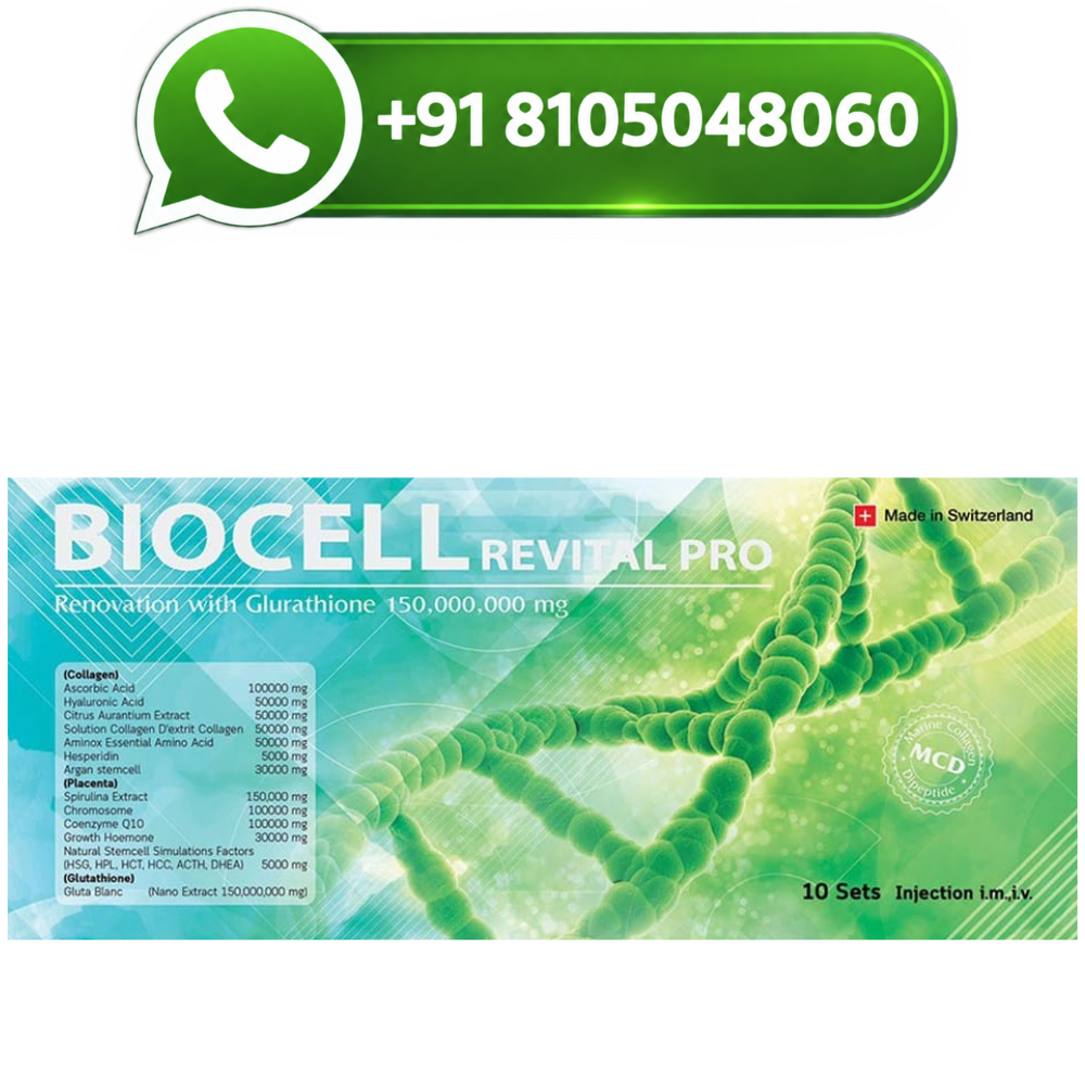 Biocell Revital Pro Renovation With Glutathione 150,000,000 mg Injection