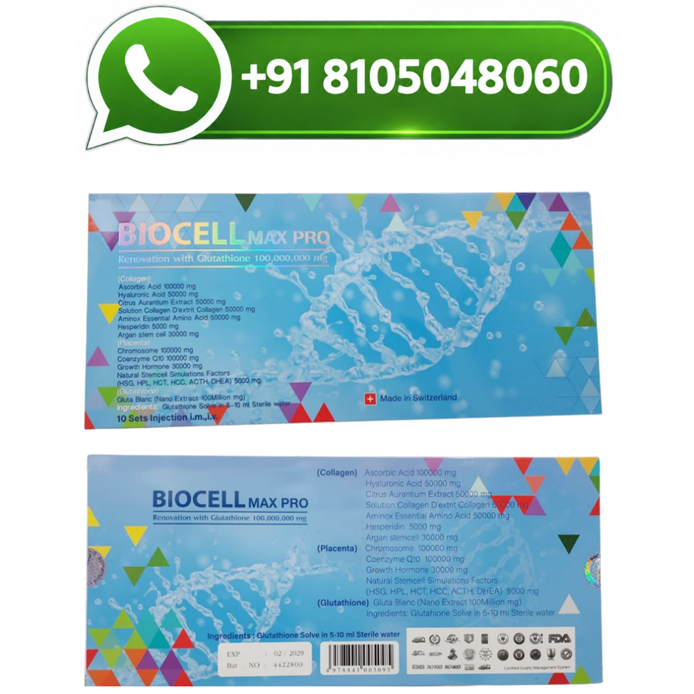Biocell Max Pro Renovation with Glutathione Injection