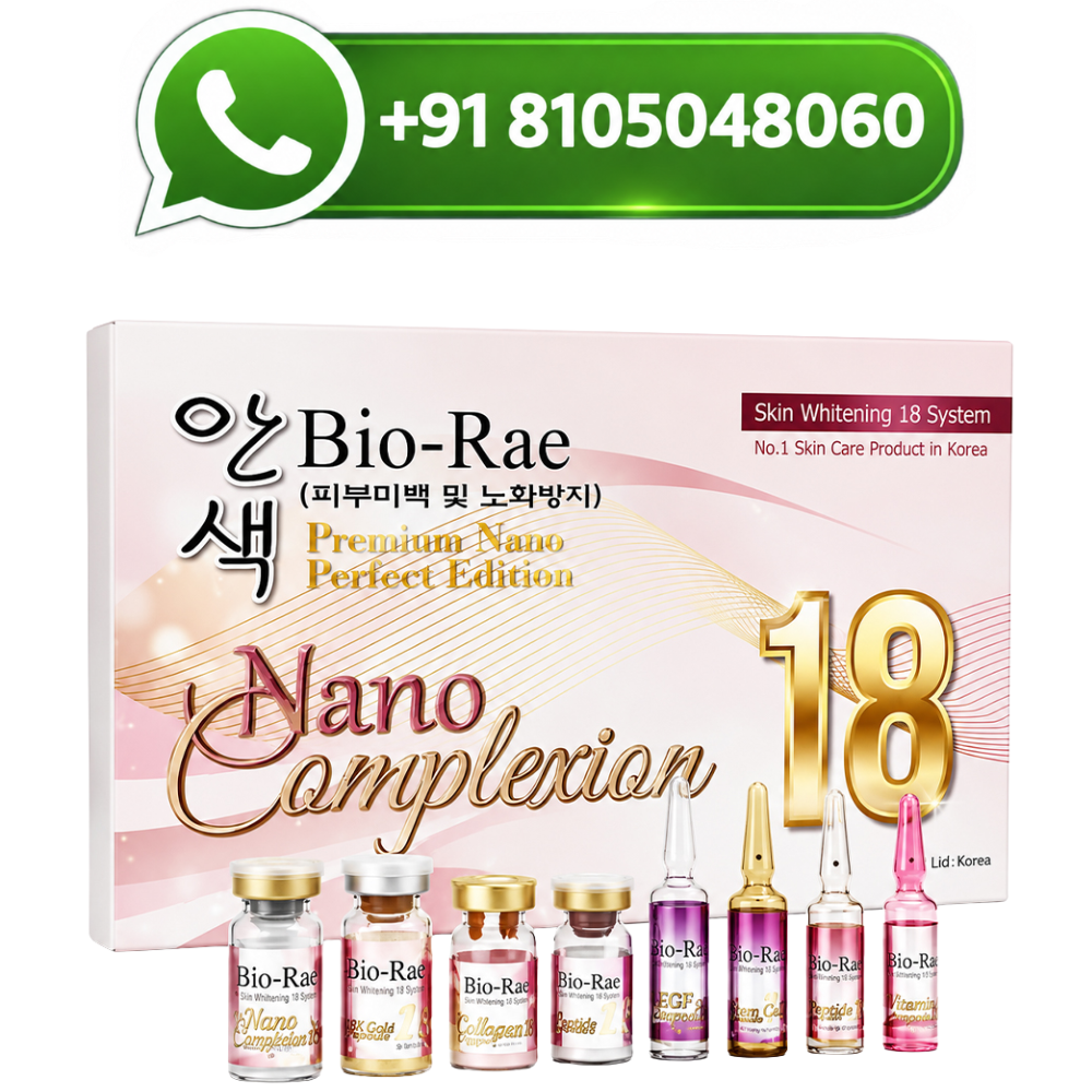 Bio Rae Nano Complexion 18 Skin Whitening Glutathione Injection