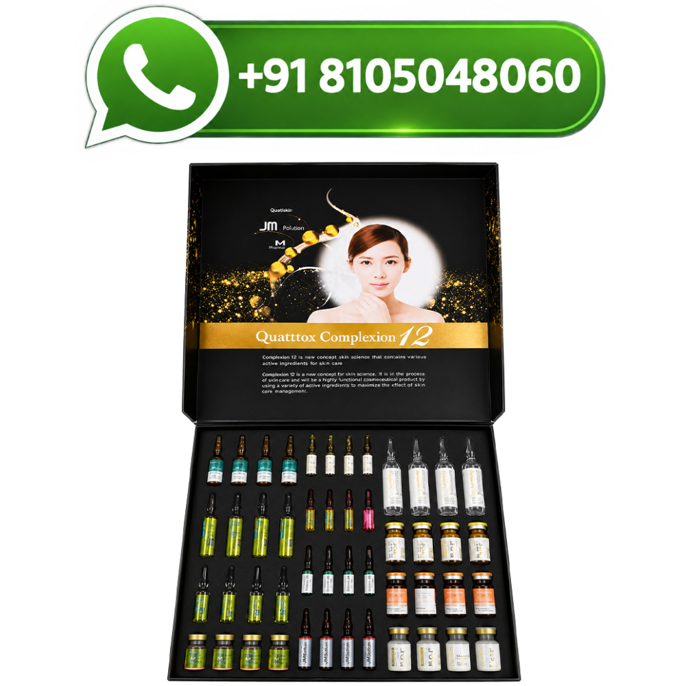 JM Quattrox Complexion 12 Skin Whitening Injections