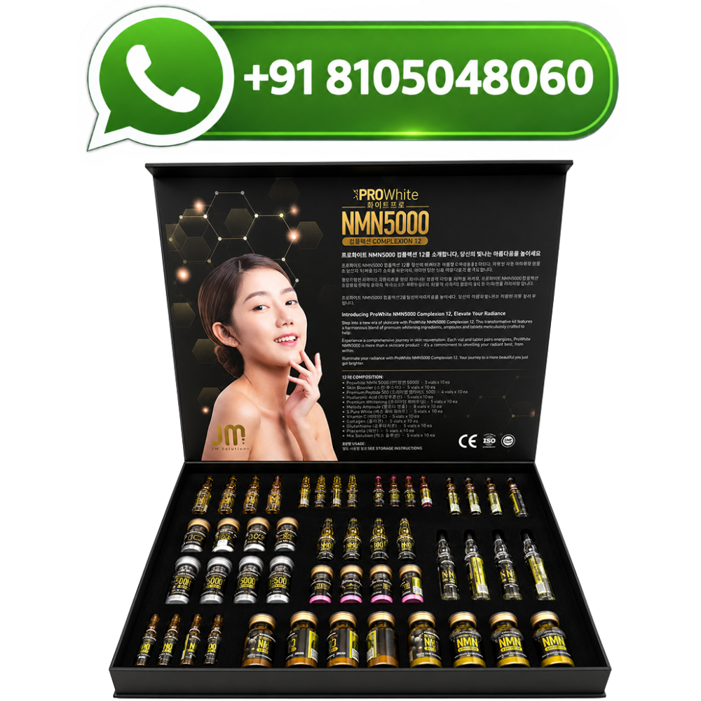 JM Prowhite NMN5000 Complexion 12 Glutathione Injection