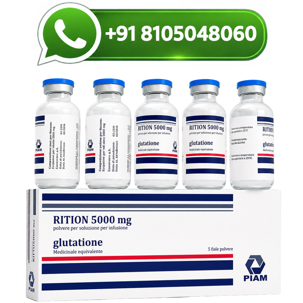 Rition 5000mg Glutathione Skin Whitening Injections