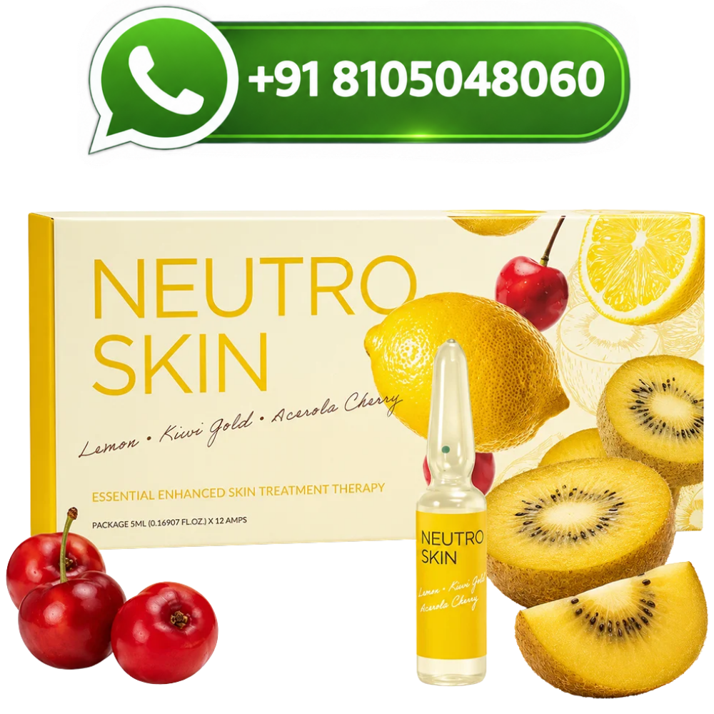Neutro Skin Lemon, Kiwi Gold, Avocado Cherry Collagen & Vitamin C Injection