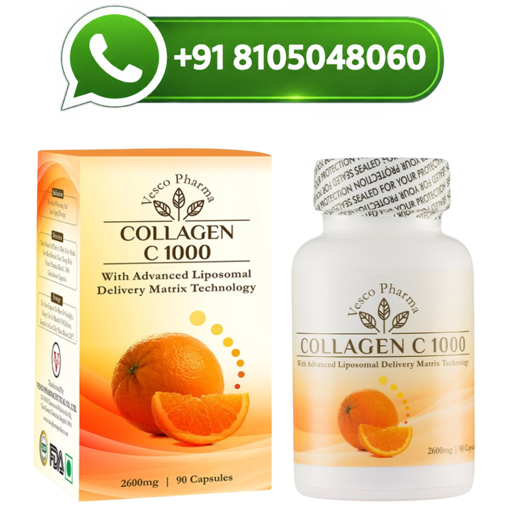 Vesco Pharma Collagen C 1000 Collagen & Vitamin C Capsules