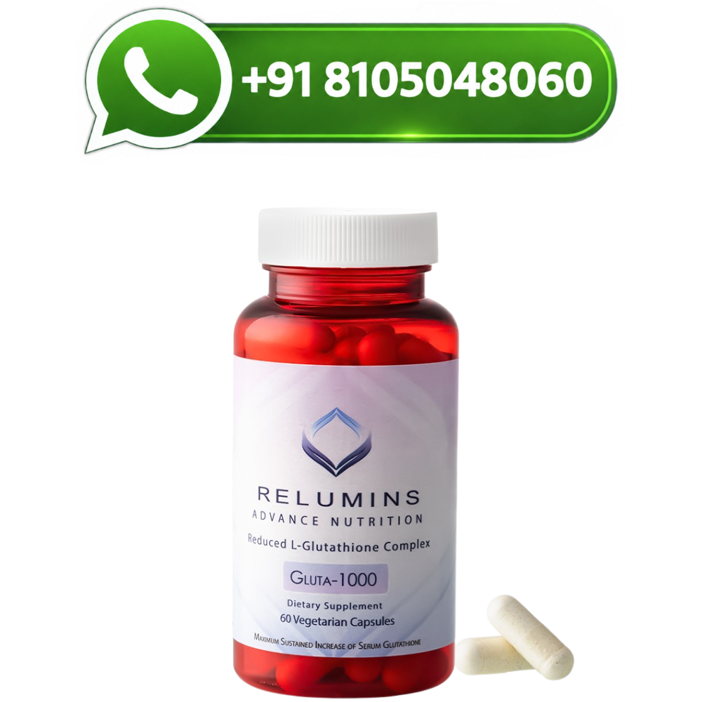 Relumins 1000mg Reduced Glutathione 60 Capsules