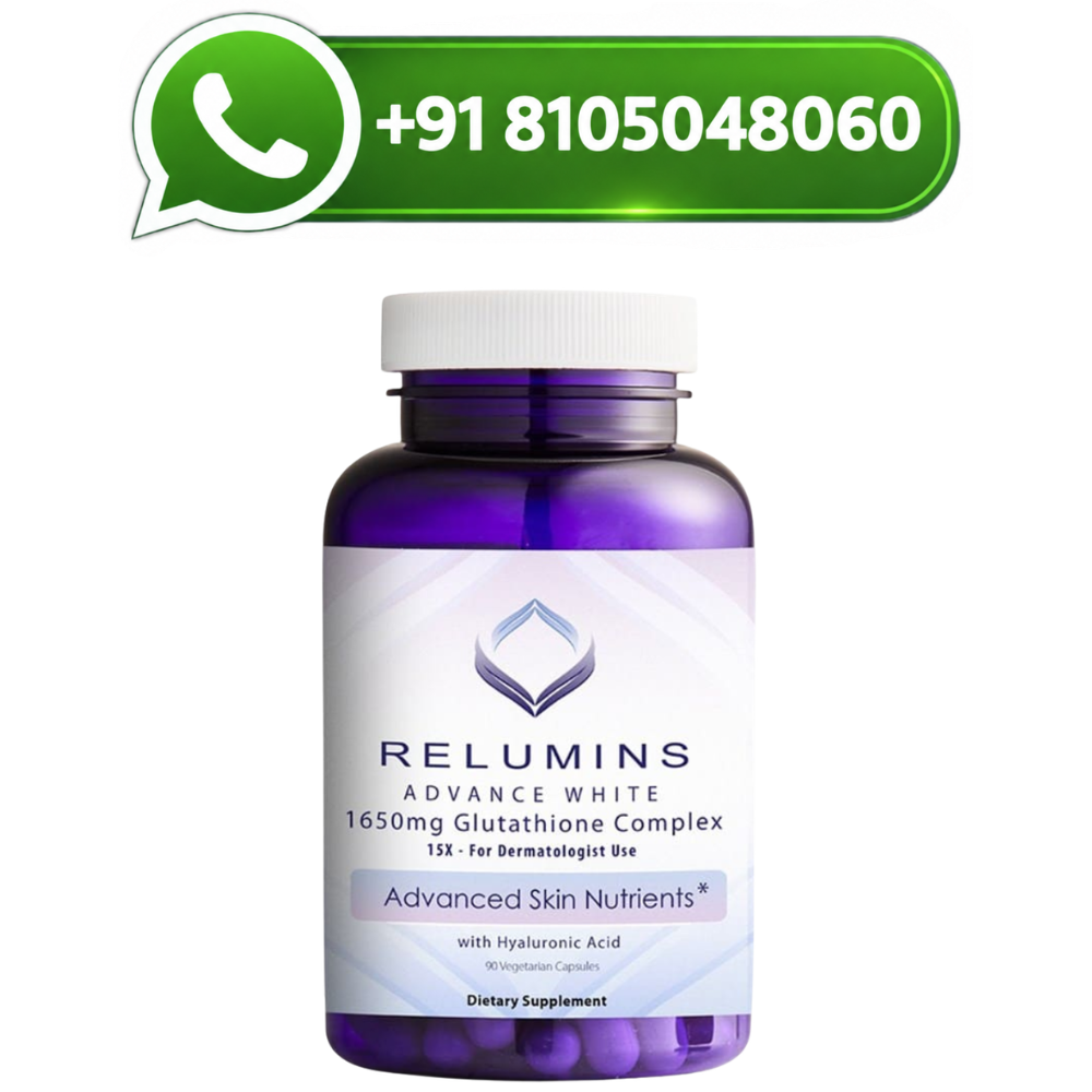 Relumins 1650mg Glutathione With Hyaluronic Acid 90 Capsules