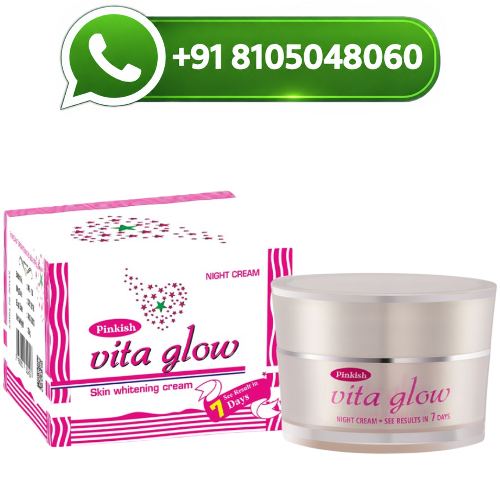 Pinkish Vita Glow Skin Whitening Night Cream