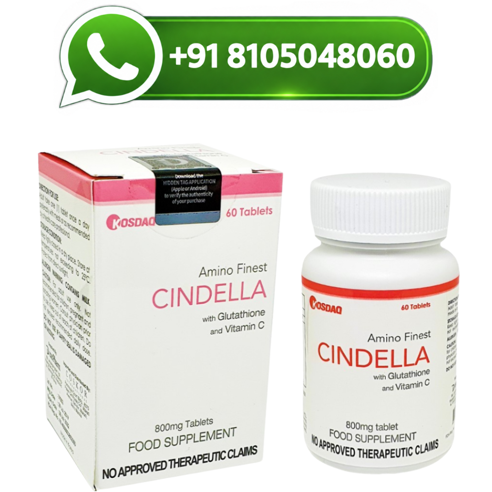 Cindella 800mg Glutathione Skin Whitening Tablets