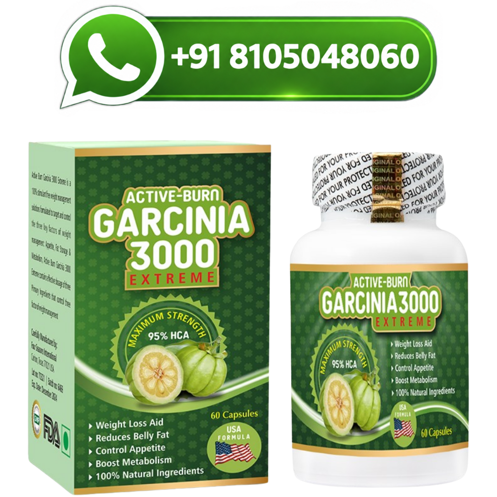 Active Burn Garcinia 3000 Extreme Weight Loss Capsules
