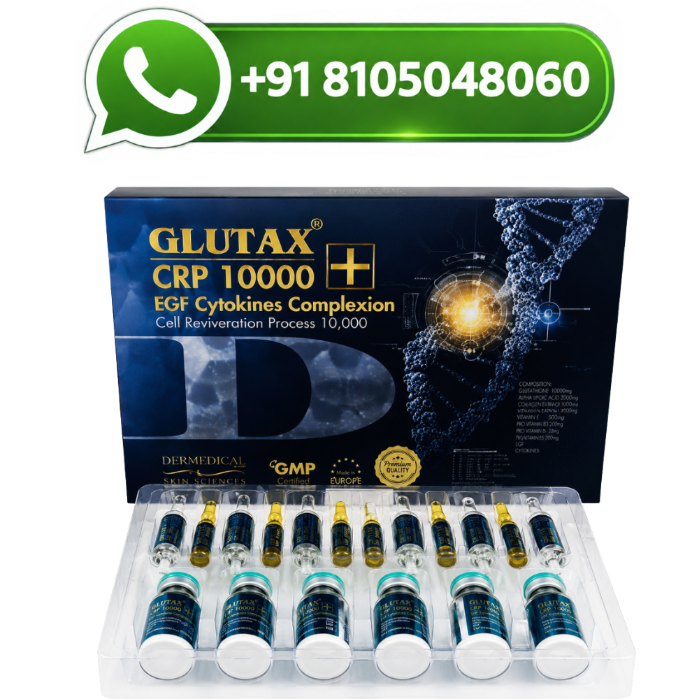 Glutax CRP 10000 EGF Cytokines Complexion: Advanced Skin Radiance Formula