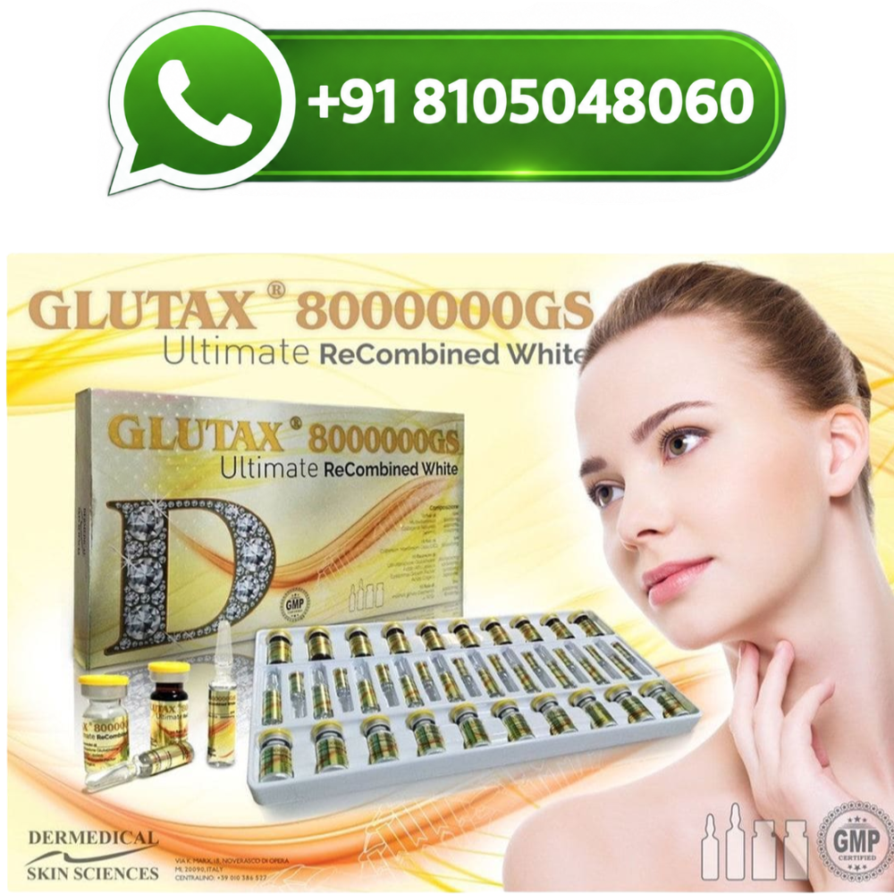 GLUTAX 8000000GS Ultimate Recombined White Glutathione Injection