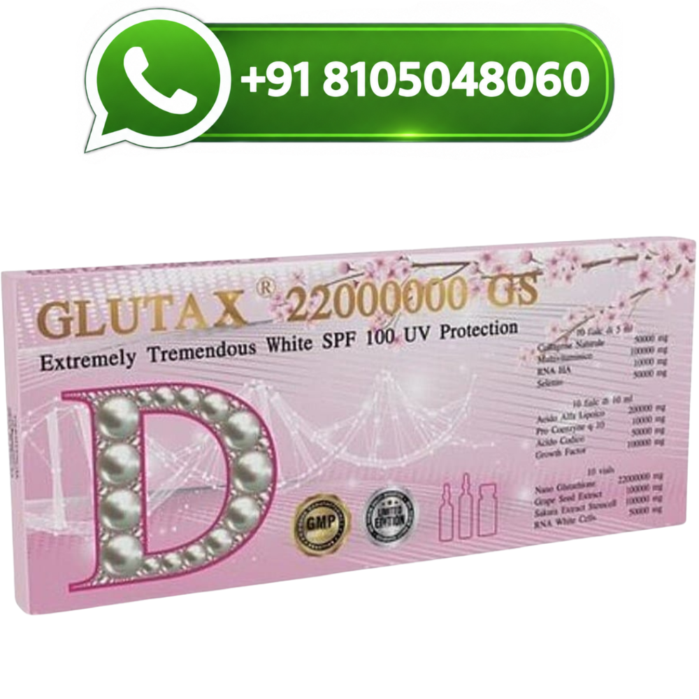 Glutax 22000000gs Extremely Tremendous White Glutathione Injection