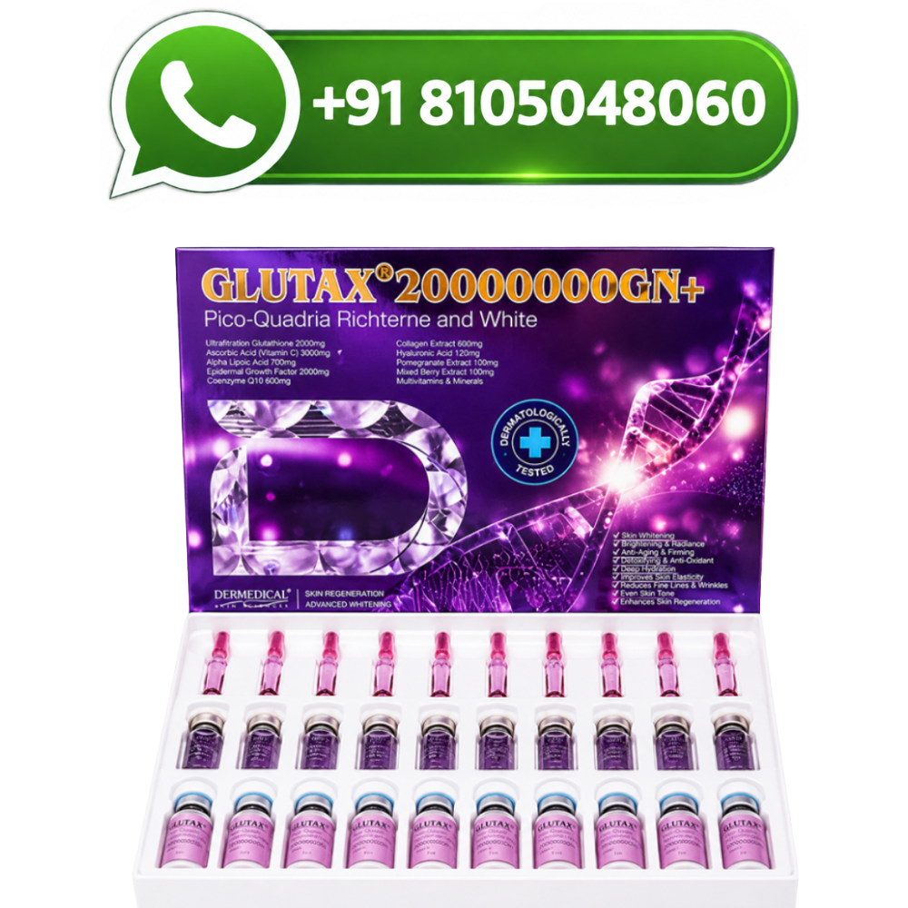 Glutax 20000000GN+ Recombined White Glutathione Injection