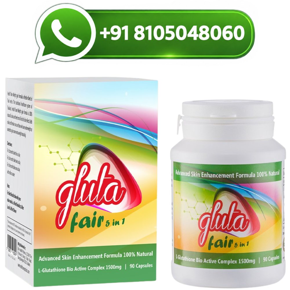 Gluta Fair 5 in 1 Glutathione Skin Whitening Capsules