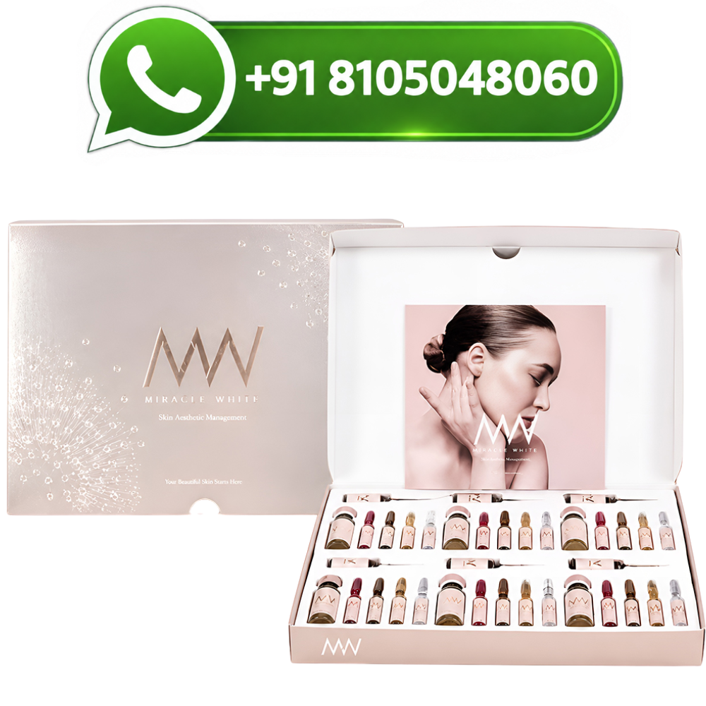 Miracle White Gold 55000mg Glutathione Injection Exc Anti Melanogenic