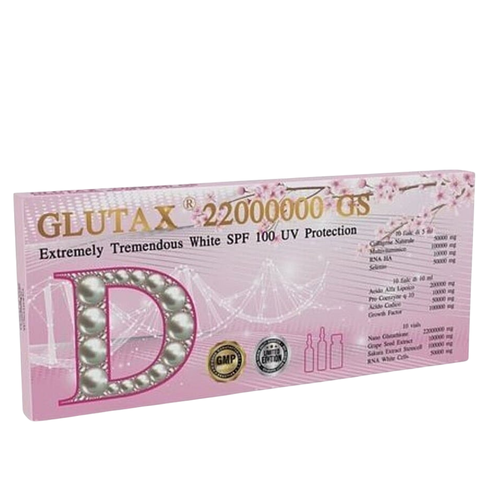Glutax 22000000gs Extremely Tremendous White Glutathione Injection