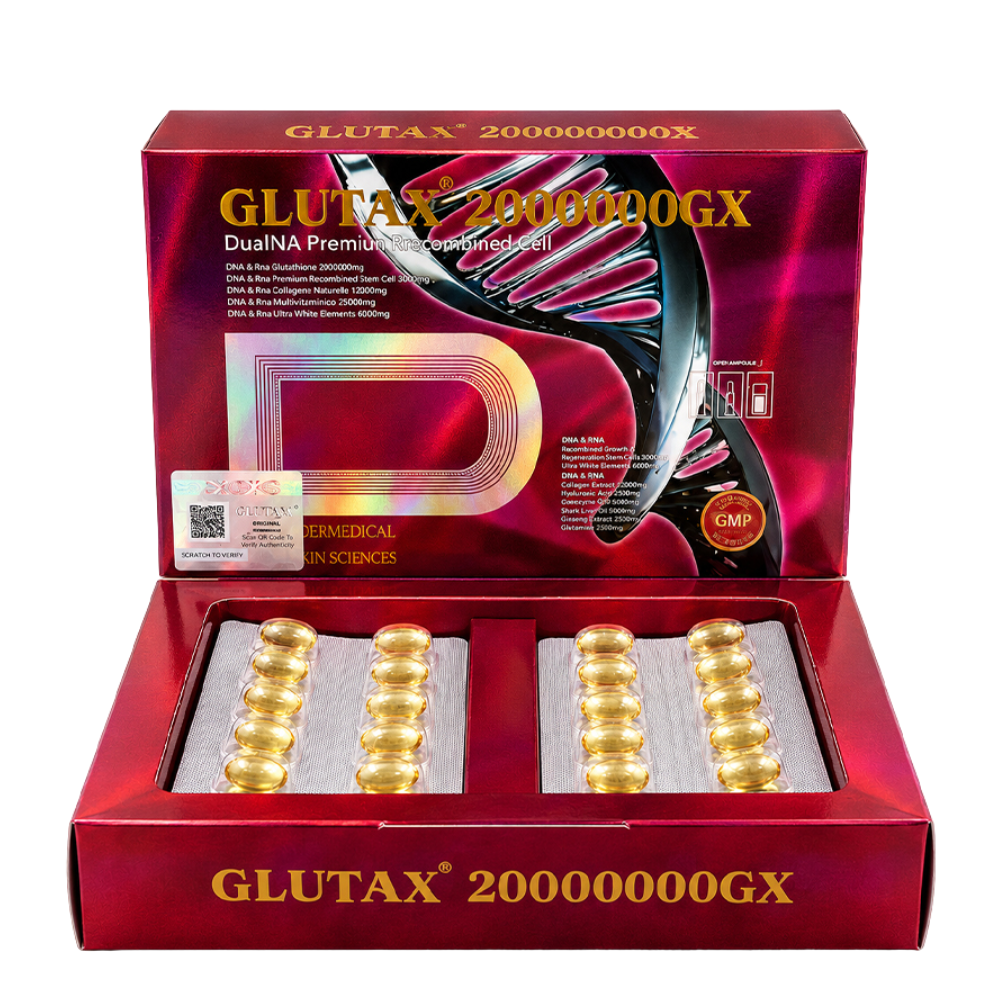 Glutax 20000000GX Glutathione Skin Whitening Softgels