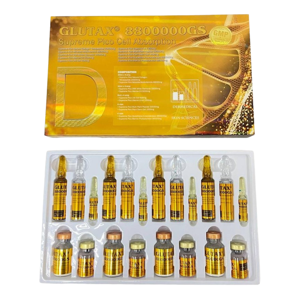 Glutax 8800000gs Glutathione Skin Whitening Injection