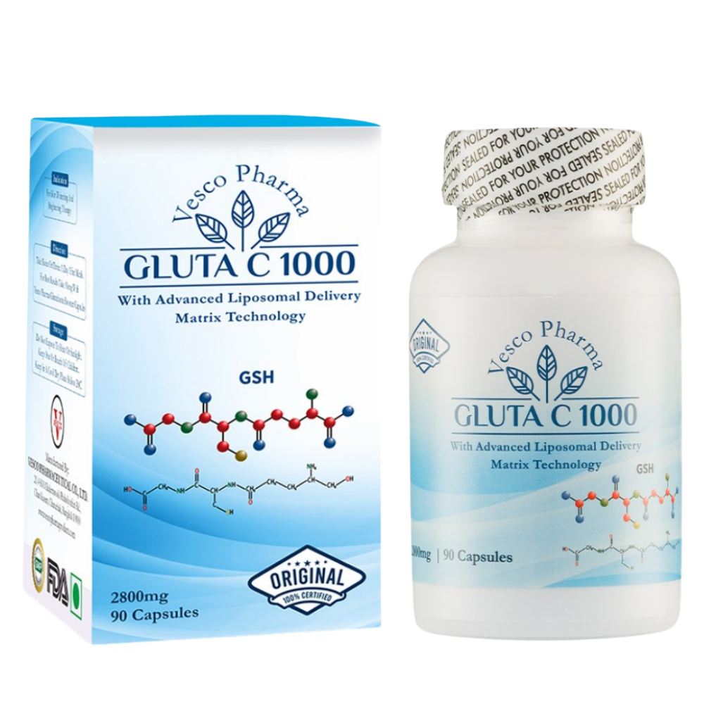 Vesco Pharma Gluta C 1000 Glutathione Capsules