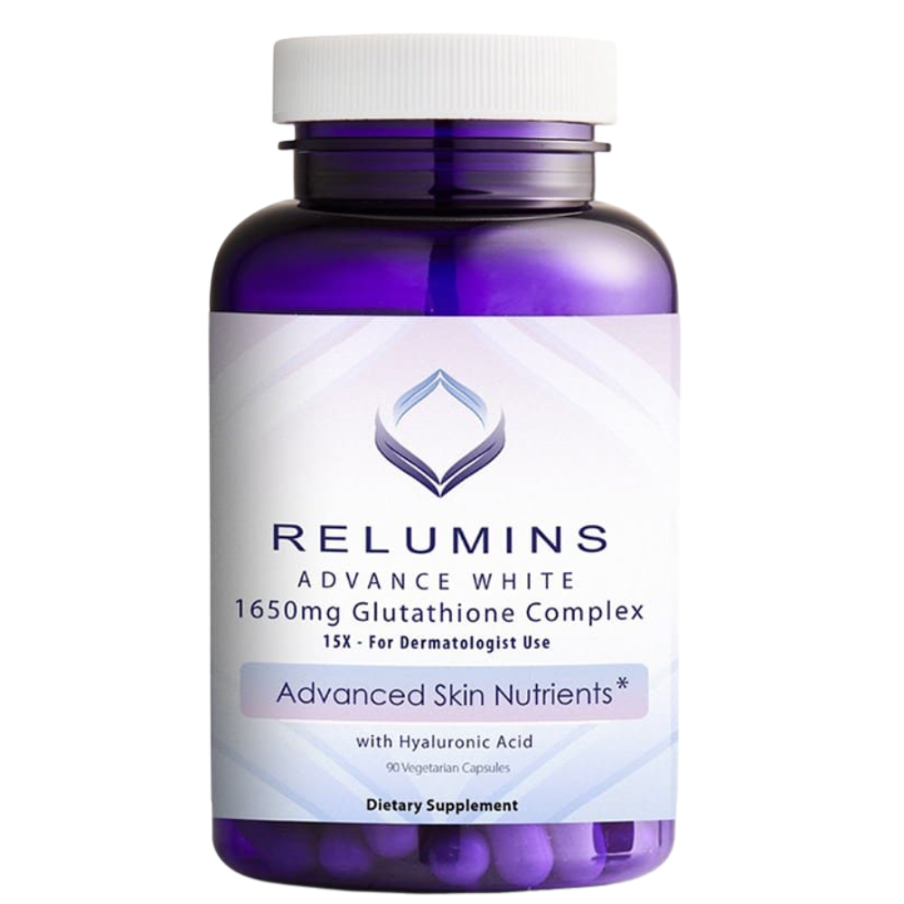 Relumins 1650mg Glutathione With Hyaluronic Acid 90 Capsules